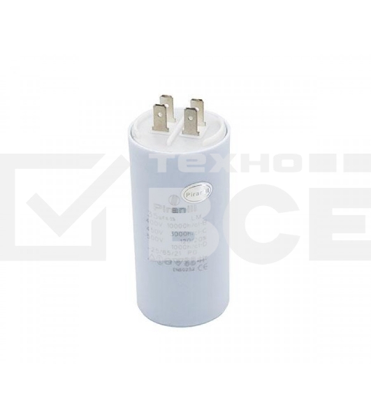 Конденсатор CBB60 35мкФ 450V (4 клеммы, крепление болтом) 304009