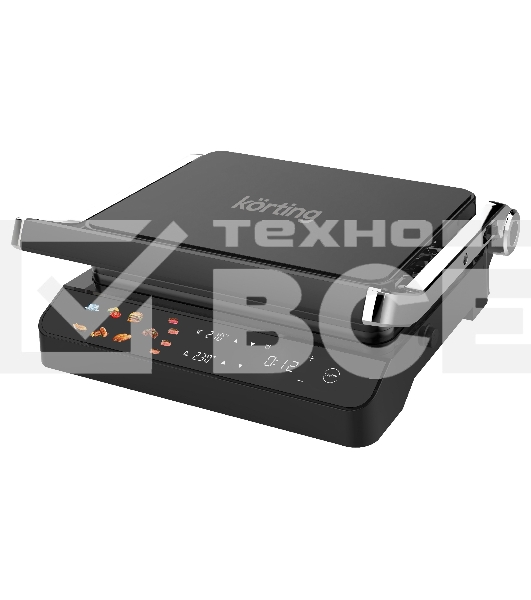 Электрогриль Korting KGPA 0405 W, черный