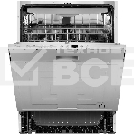 Встраиваемая посудомоечная машина MONSHER MD 6002, High-Tech, 60 см, 14 комплектов, 8 программ, 3 корзины, белый LED дисплей, 1 разбрызгиватель, кнопочное управление, автоматическое открытие дверцы, полная защита от протечек, самодиагностика неисправносте, фото3