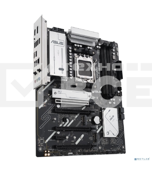 Материнская плата ASUS PRIME B840-PLUS WIFI, AM5, AMD B840, 4xDDR5, 4xSATA, 3xM.2, 1xPCIe 4.0 x16, 1xPCIe 3.0 x16, 2xPCIe 3.0 x16, 1xPCIe 3.0 x1, 1xDP, 1xHDMI, 1x 2.5Gb LAN, 8xUSB-A, 3x3.5 мм, 7.1, ATX
