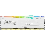 Оперативная память Kingston Fury Beast, DDR5, 16GB (1x16GB), 6000MHz, CL30, с радиатором, RGB, белый, фото3