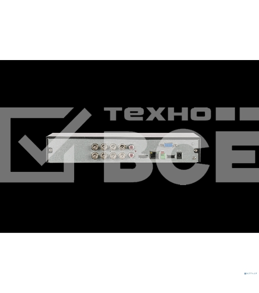 Dahua DH-XVR5108HS-I3/T 8-канальный HDCVI-видеорегистратор с FR HDCVI, AHD, TVI, IP, CVBS; 1 SATA III до 16Тбайт; видеоаналитика 1 HDMI, 1 VGA; сеть: 1 RJ45 100 Мбит/с; аудиовх/вых: 1/1