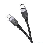 Кабель USB HOCO X109 Type-C/ 2m/ 3A/ Силикон/ Black, фото4