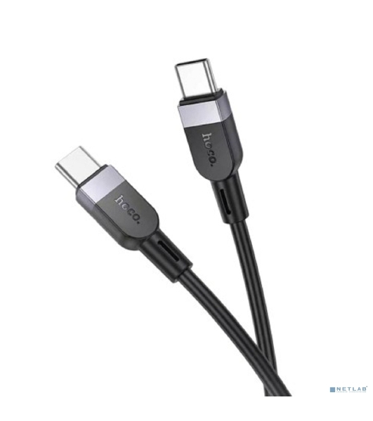 Кабель USB HOCO X109 Type-C/ 2m/ 3A/ Силикон/ Black