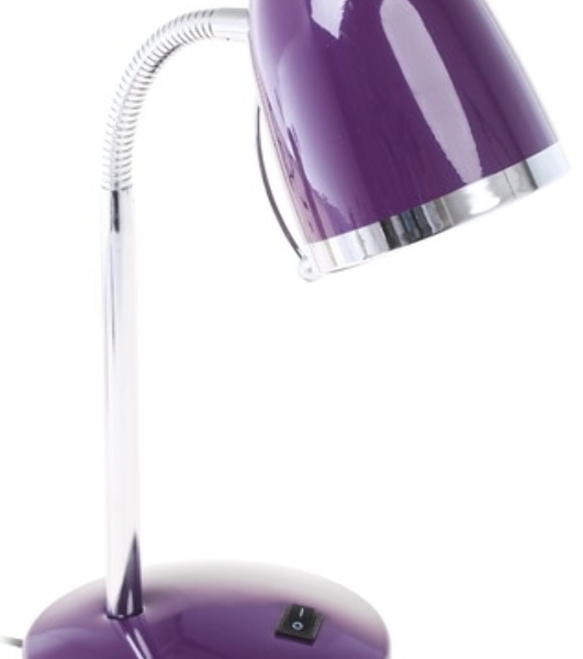 Светильник Camelion KD-313 C12 фиолетовый (настольный, 230V 60W, E27)