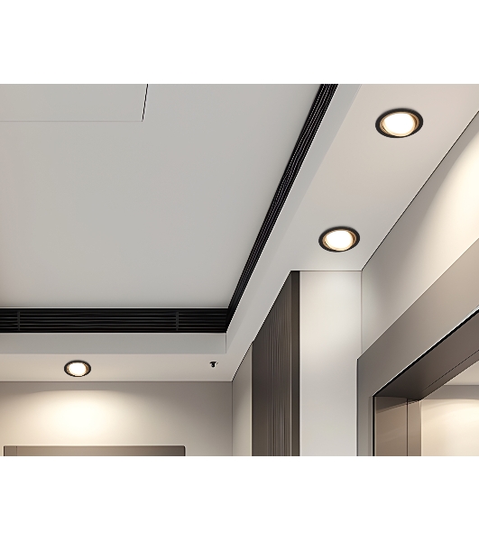 Светильник Ambrella light TN51914 BK/GD черный/золото GX53 max 12W D115*23