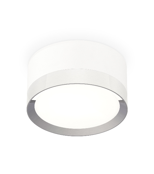 Светильник Ambrella Light XS8101003 SWH/PSL белый песок/серебро полированное GX53 (C8101, N8118)