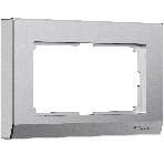 Рамка для двойной розетки Stark (серебряный матовый) W0081865, фото 1