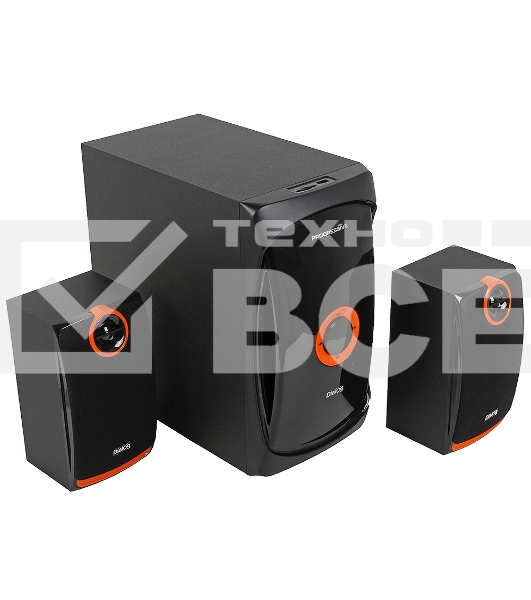 Колонки Dialog Progressive AP-200 BLACK { 2.1, 30W+2*15W RMS, USB+SD reader }