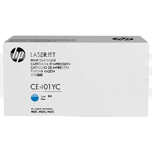 Контрактный Тонер Картридж HP 507Y CE401YC голубой для HP M551/M570/M575
