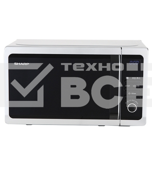 Микроволновая печь Sharp R2852RSL / 20 л, 800 Вт, эмаль, серебристый