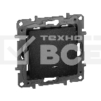 Переключатель с подсветкой, 10AX, антрацит, фото 1