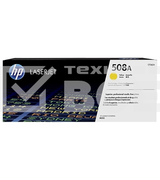 Картридж лазерный HP CF362A 508A, желтый для Color LaserJet M552/M553 5000стр.