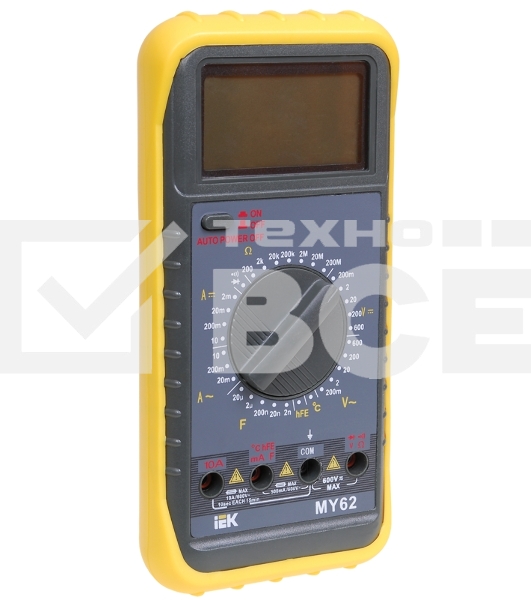 Мультиметр Iek TMD-5S-063 цифровойProfessional MY63 IEK