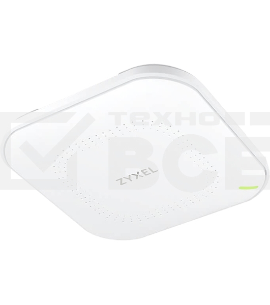 Гибридная точка доступа Zyxel NebulaFlex NWA50AX, WiFi 6, 802.11a/b/g/n/ac/ax (2,4 и 5 ГГц), MU-MIMO, антенны 2x2, до 575+1200 Мбит/с, 1xLAN GE, PoE, без поддержки Captive portal и WPA-Enterprise, защ