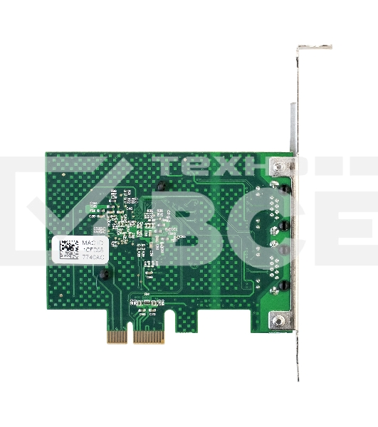 Сетевой адаптер ExeGate EXE-BCM5720 (PCI-E x1 v2.0, порты 2xRJ45, 10/100/1000Mbps, Gigabit Chipset Broadcom BCM5720)