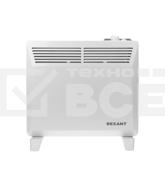 Конвектор Rexant 60-0083 белый, 1000 Вт, 15 м2, термостат