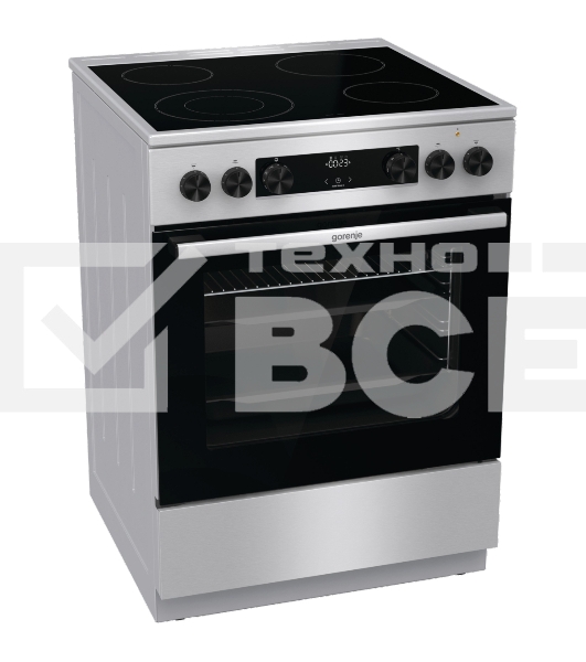 Электрическая плита Gorenje GECS6C70XC нержавеющая сталь