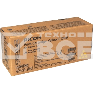 Тонер Ricoh тип P C600 желтый