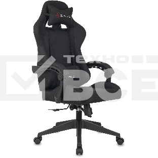Кресло игровое Zombie Predator Neo Black черный, крестов. пластик