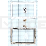Сенсорное стекло (тачскрин) FPC-TP070247(V1801)-01, белое, фото3