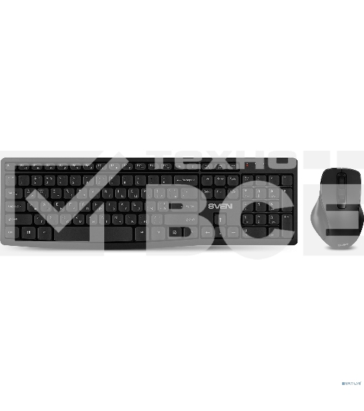 Беспроводной набор клавиатура+мышь SVEN KB-C3500W (2,4 GHz, 106 кл, 800-1600DPI)