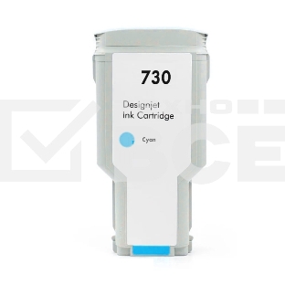 Струйный картридж NV Print 730 (NV-P2V68A) Cyan для HP DesignJet T1700, T1600, T2600 (300 мл)