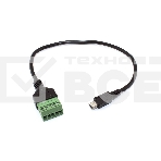 Кабель со сборным  разъемом mini USB папа, фото2
