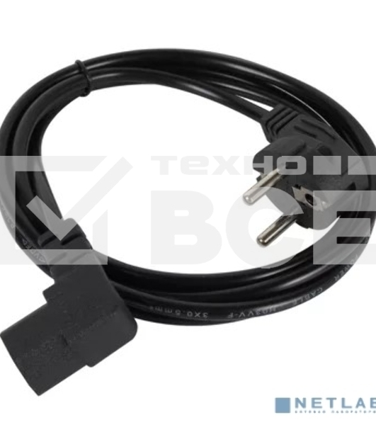 Кабель комп - розетка 220V EU (угол-угол), 1.8m, iOpen ACE021R-1.8M