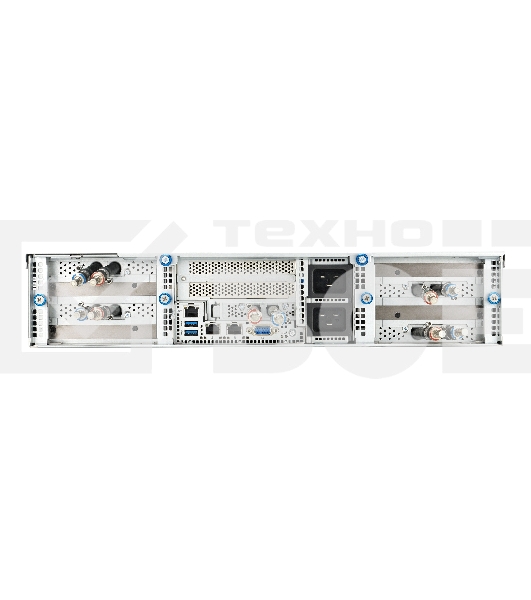 Серверная платформа/ ASUS ESC4000A-E12-SKU1, 2U GPU, 1 x SP5 LGA6096 EPYC 9004 (400W), 12DIMM DDR5, 2 x 2.5