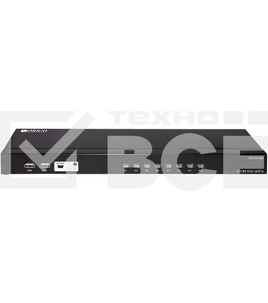 Переключатель KVM 8-портовый ORIGO OKVM440/A1A с портами VGA и USB
