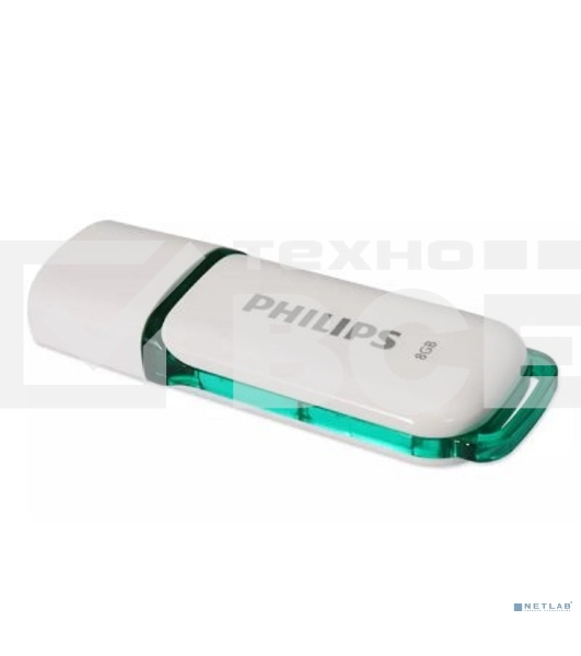 Флеш накопитель 8GB PHILIPS SNOW2.0 8GB, USB 2.0