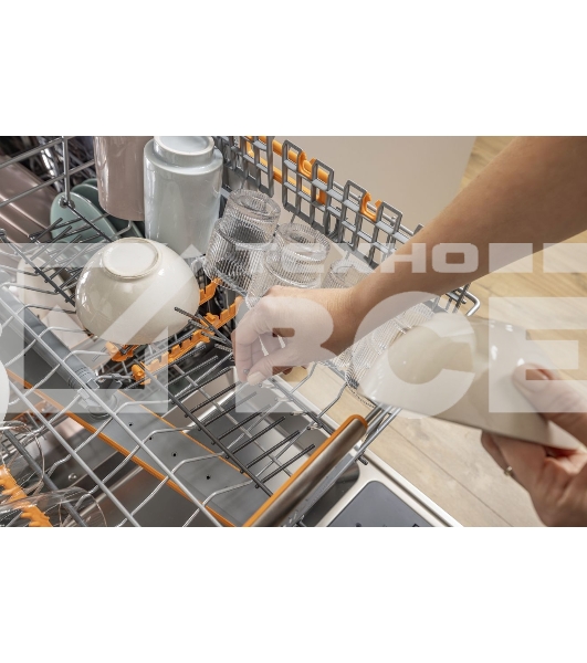 Посудомоечная машина встраиваемая Gorenje GV673B65 16 комплектов, 3 корзины, инверторный мотор, отсрочка старта, Wi-Fi управление, сенсорное управление, полный AquaStop, сенсор уровня воды, энергоэффективность А+++, уровень шума 42 дБ, белый