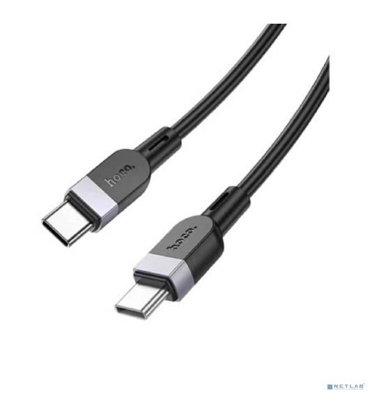 Кабель USB HOCO X109 Type-C/ 2m/ 3A/ Силикон/ Black