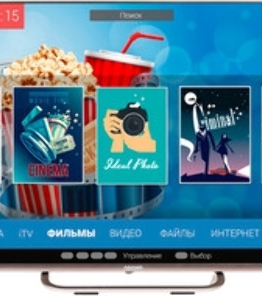 Телевизор Asano 43' 43LF7202T черный LED FHD 60Hz Android TV