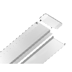 Алюминиевый профиль Ambrella light GP1100WH белый 2000*30.6*6, фото5