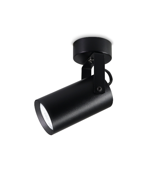 Накладной поворотный спот Ambrella light TA1303 BK черный GU10 max 12W 100*55*165
