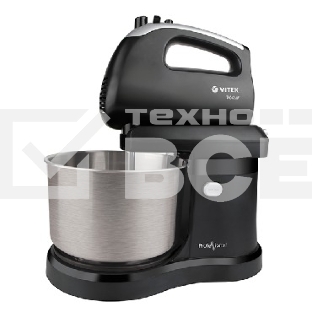 Миксер Vitek VT-1417 ST Мощность 700Вт. Объем чаши 2,8л.