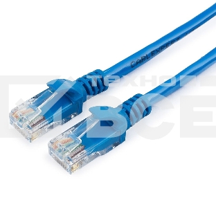 Патч-корд UTP Cablexpert PP12-20M/B кат.5e, 20м, литой, многожильный (синий)