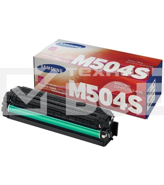 Картридж лазерный SAMSUNG CLT-M504S/ SU294A пурпурный для Samsung CLP-415/CLX-4195 (1800стр.)