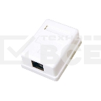 Розетка компьютерная 1-м ОП RJ45 CAT 5E бел. Rexant 03-0121, фото13