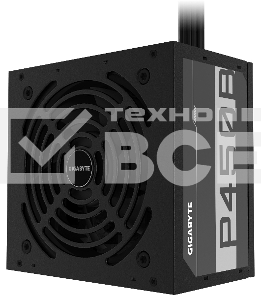 Блок питания Gigabyte GP-P450B, 450Вт, 80 PLUS Bronze, APFC 120мм, черный