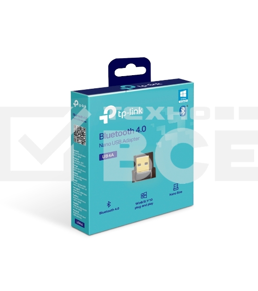 Сетевой адаптер TP-Link UB4A Bluetooth 4.0 Nano USB-адаптер, USB 2.0