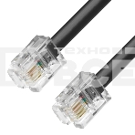 Телефонный шнур Greenconnect удлинитель для аппарата  0.5m GCR-TP6P4C-0.5m, 6P4C (джек 6p4c - jack 6p4c) белый Greenconnect Телефонный шнур удлинитель для аппарата  0.5m GCR-TP6P4C-0.5m, 6P4C (джек 6p4c - jack 6p4c) белый, фото6