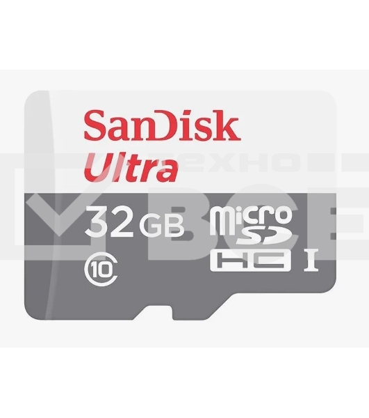 Флеш карта microSD 32GB SanDisk microSDHC Class 10 Ultra UHS-I 100MB/s