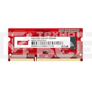 Оперативная память Innodisk M3S0-4GMJDLPC, DDR3, 4GB (1x4 GB), 1600 MHz, CL16, SO-DIMM