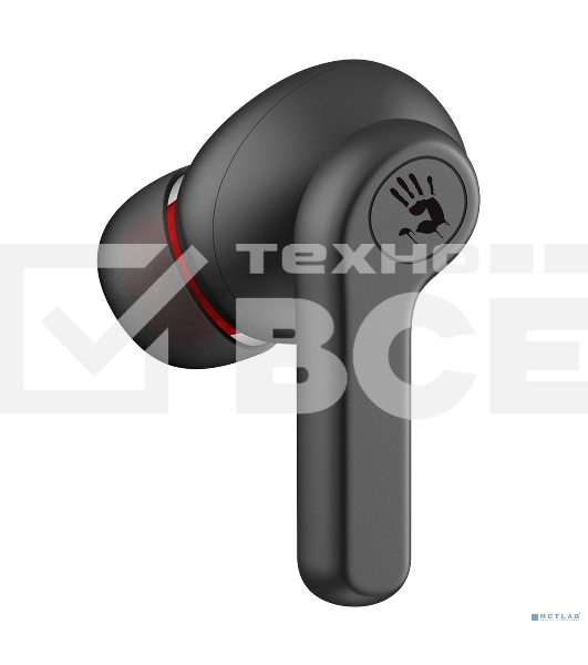 Гарнитура вкладыши A4Tech Bloody M30 черный/красный BT