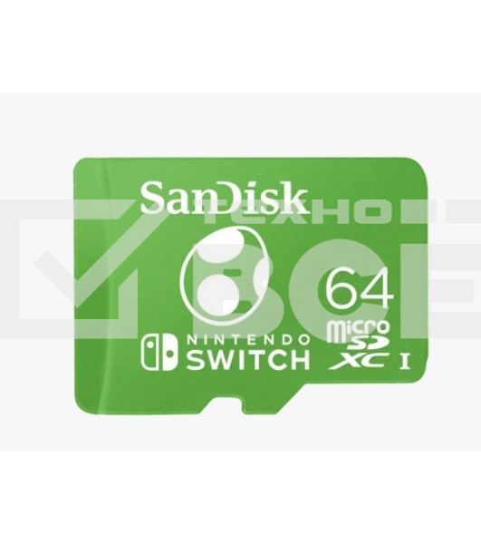Карта памяти SANDISK MICRO SDXC 64GB UHS-I SDSQXAO-064G-GN6ZN