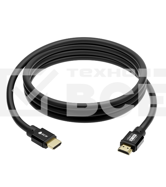 Кабель 5.0m HDMI 2.1, черный, 8K 60Hz, 4K 144Hz, динамический HDR, 4:4:4, Ultra HD, 48.0 Гбит/с, 2 Х экран, армирование, GCR-55553