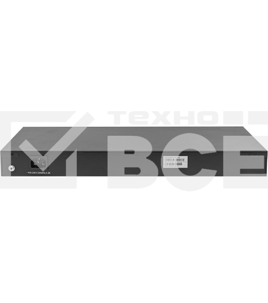 Управляемый гигабитный POE коммутатор уровня 2, 24 порта 10/100/1000Base-T с поддержкой PoE, 4 порта 100/1000BASE-X (SFP), бюджет POE 370W
